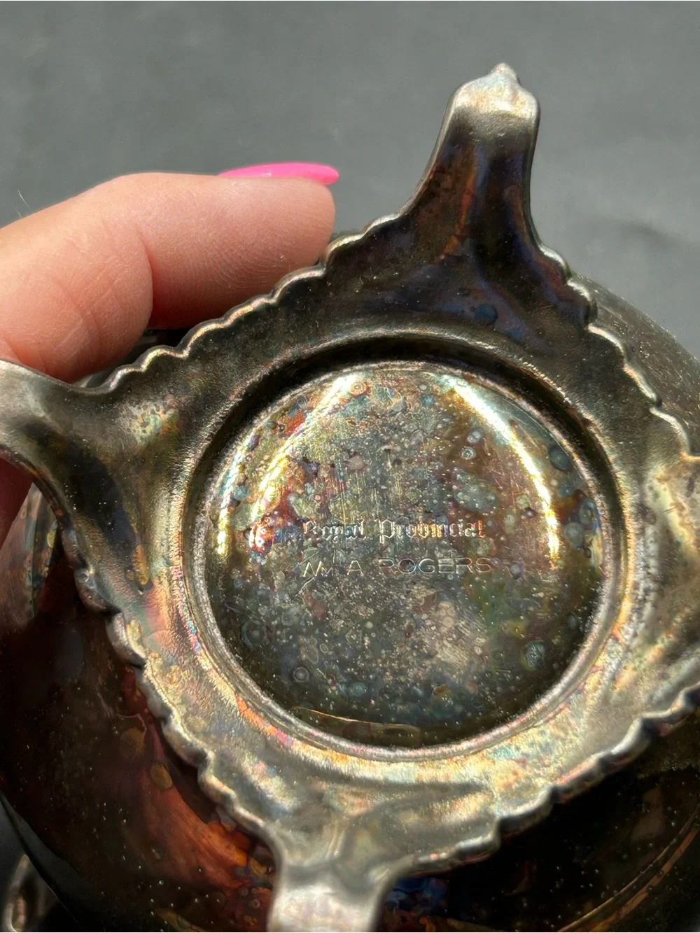 Vintage WM Rogers Silver plate Creamer Pitcher - Elegant Serving Accent